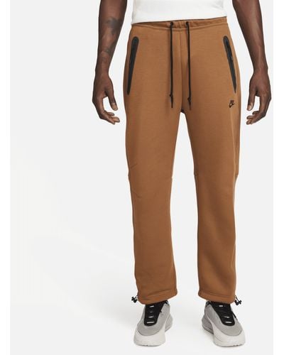 Nike Sportswear Tech Fleece Open-hem Sweatpants - Brown