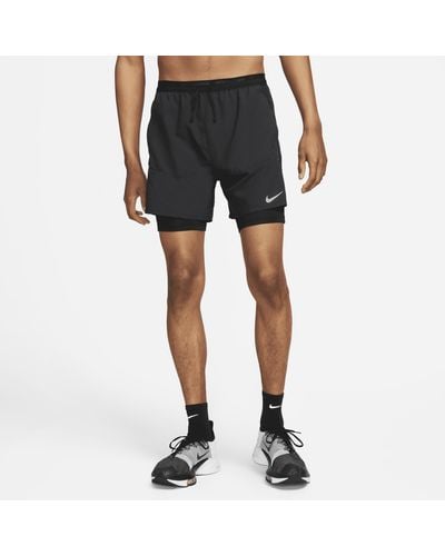 Nike Dri-fit Stride 7" Lined Running Shorts - Blue