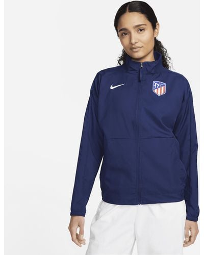 Nike Atlético Madrid Dri-fit Football Jacket 50% Recycled Polyester - Blue