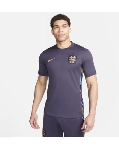 Nike England ( Team) 2024/25 Stadium Away Dri-fit Football Replica Shirt 50% Recycled Polyester - Blue
