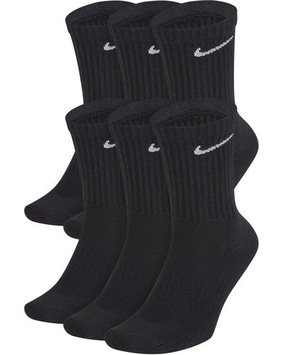 Nike Everyday Cushioned Training Crew Socks - Black