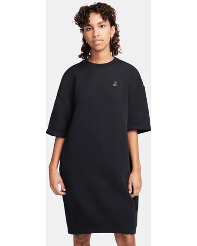 Nike Sportswear Tech Fleece Oversized Dress - Black