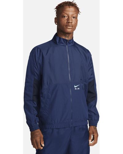 Nike Track jacket in tessuto air - Blu