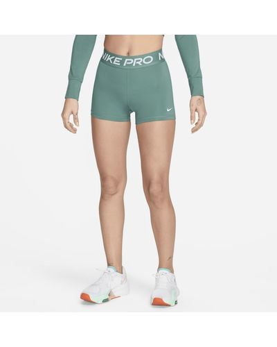 Nike Pro 3" Shorts - Green