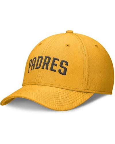 Nike San Diego Padres Evergreen Swoosh Dri-fit Mlb Hat - Yellow