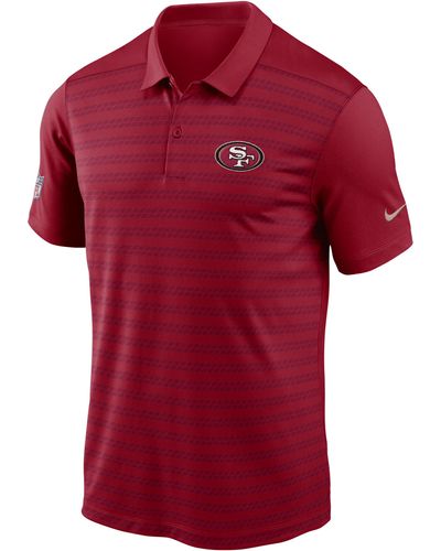 Nike San Francisco 49ers Sideline Victory Dri-fit Nfl Polo - Red