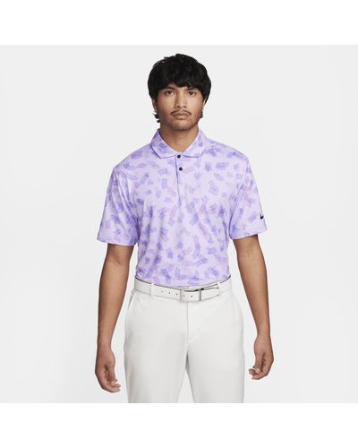 Nike Tour Dri-fit Golf Polo - Purple