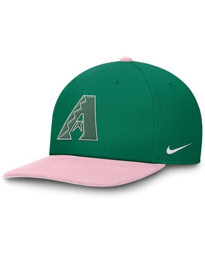 Nike Arizona Diamondbacks Malachite Pro Dri-fit Mlb Adjustable Hat - Green