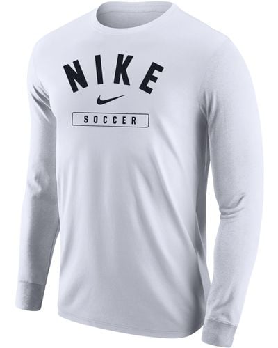 Nike Swoosh Soccer Long-sleeve T-shirt - Blue