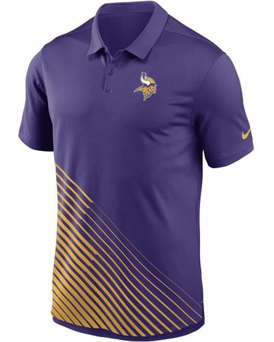 Nike Dri-fit Yard Line (nfl Minnesota Vikings) Polo - Purple