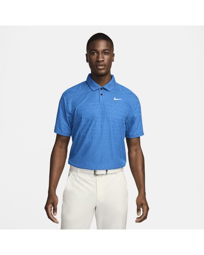 Nike Tour Dri-fit Adv Golf Polo - Blue
