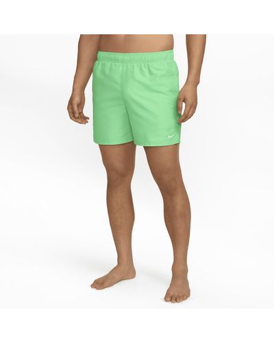 Nike Essential 13cm (approx.) Lap Volley Swimming Shorts Polyester - Green