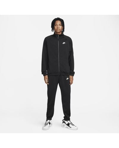 Nike Club Poly-knit Tracksuit 50% Recycled Polyester - Black