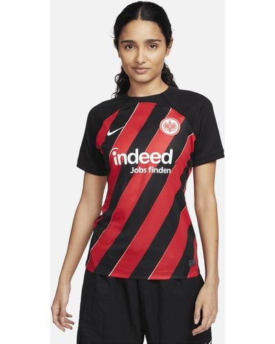 Nike Eintracht Frankfurt 2023/24 Stadium Home Dri-fit Football Shirt Polyester - Red