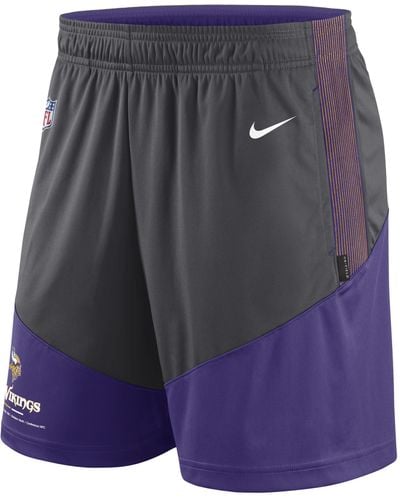 Nike Dri-fit Primary Lockup (nfl Minnesota Vikings) Shorts - Purple