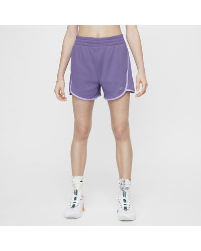 Nike Breezy Girls' Dri-fit Training Shorts - Purple