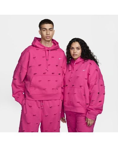 Nike X Jacquemus Swoosh Hoodie Polyester - Pink