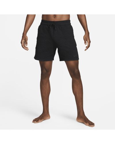 Nike Yoga Dri-fit 18cm (approx.) Unlined Shorts 50% Sustainable Blends - Black