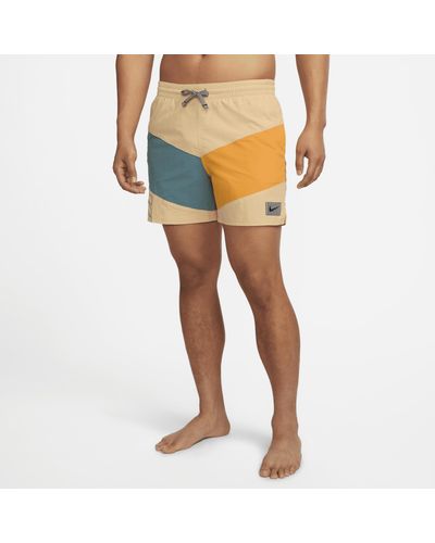 Nike Shorts da mare volley 13 cm - Giallo