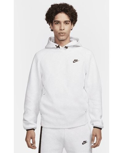Nike Sportswear Tech Fleece Pullover Hoodie - White