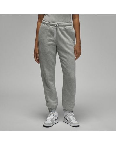 Nike Pantaloni in fleece jordan brooklyn - Grigio