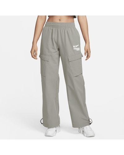 Nike Pantaloni cargo woven sportswear - Grigio