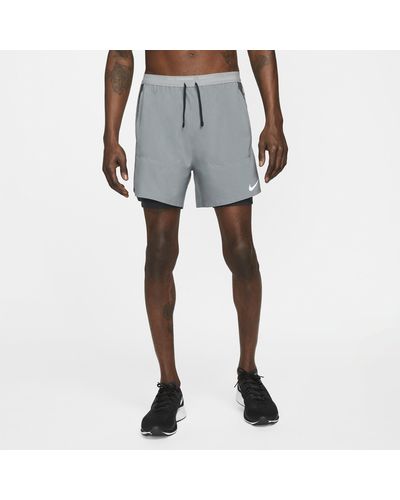Nike Dri-fit Stride 7" Lined Running Shorts - Blue