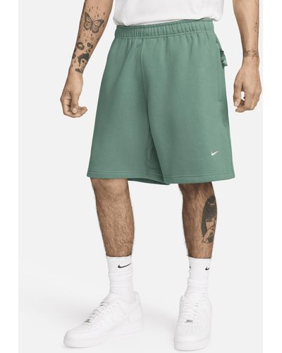 Nike Shorts in fleece solo swoosh - Verde
