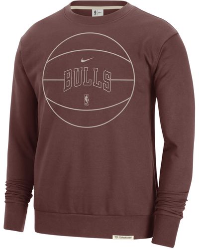 Nike Chicago Bulls Standard Issue Dri-fit Nba-sweatshirt - Bruin
