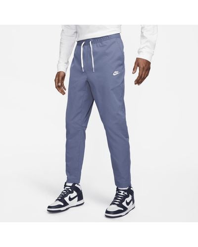 Nike Club Woven Tapered Leg Pants - Blue