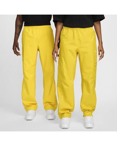 Nike Nocta X L'art Tech Trousers Polyester - Yellow