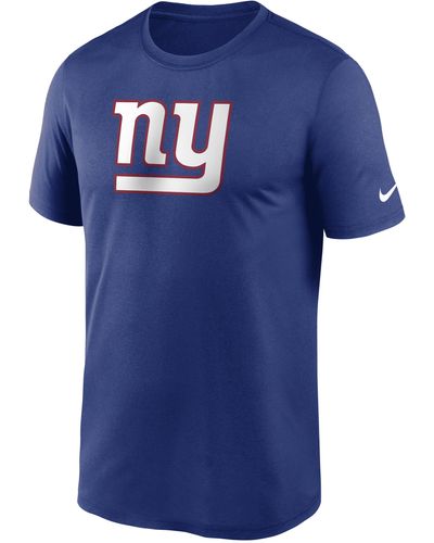 Nike Dri-fit Logo Legend (nfl New York Giants) T-shirt - Blue