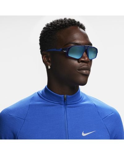Nike Flyfree Mirrored Sunglasses - Blue