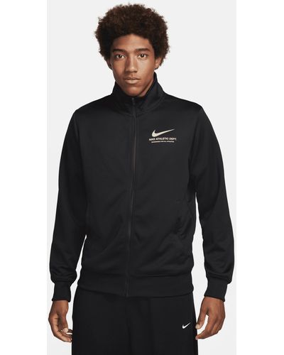 Nike Sportswear Tracksuit Top Polyester - Black