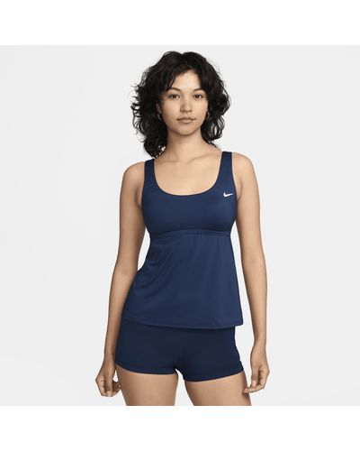 Nike Tankini Swimsuit Top - Blue