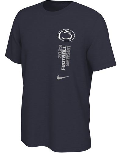 Nike Penn State Schedule College T-shirt - Blue