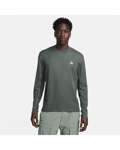 Nike Acg Dri-fit Adv "goat Rocks" Long-sleeve Winterized Top - Green