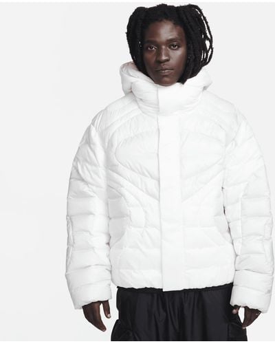 Nike Sportswear Tech Pack Therma-fit Adv Oversized Water-repellent Hooded Jacket 50% Recycled Polyester - White