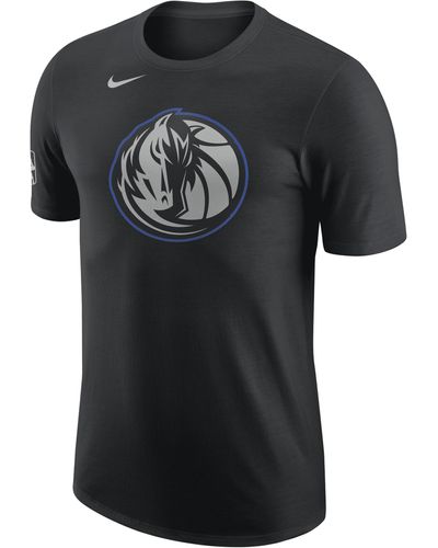 Nike Dallas Mavericks City Edition Nba T-shirt Cotton - Black