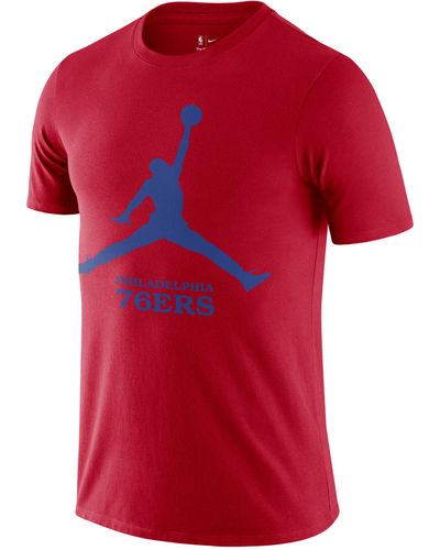 Nike Philadelphia 76ers Essential Nba T-shirt - Red