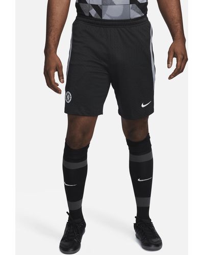 Nike Chelsea Fc Strike Third Dri-fit Soccer Knit Shorts - Black