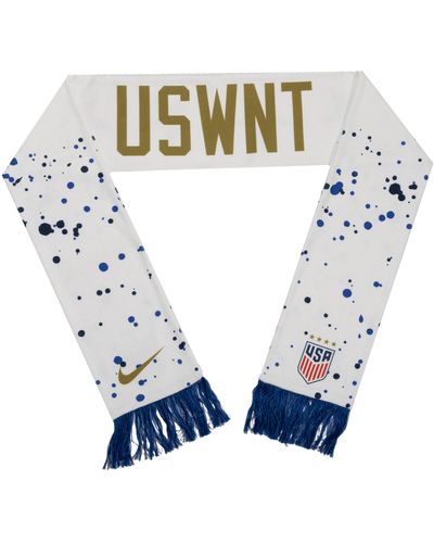 Nike Uswnt Local Verbiage Soccer Scarf - Blue