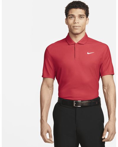 Nike Dri-fit Tiger Woods Golf Polo - Red