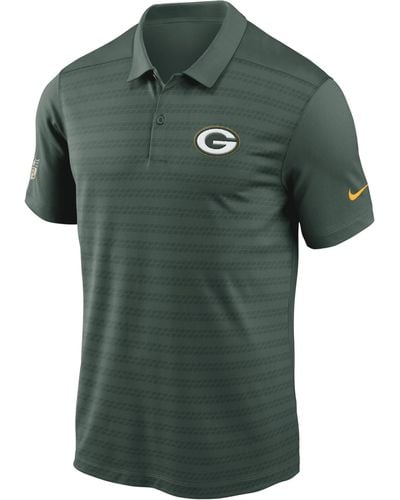 Nike Green Bay Packers Sideline Victory Dri-fit Nfl Polo