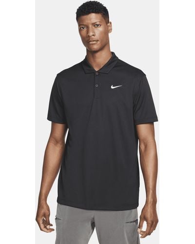 Nike Polo da tennis court dri-fit - Nero