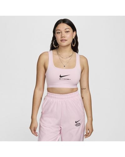 Nike Sportswear Cropped Tank Top Polyester - Pink