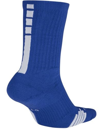 Nike Elite Crew Basketball Socks - Blue