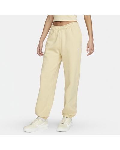 Nike Pantaloni in fleece solo swoosh - Neutro