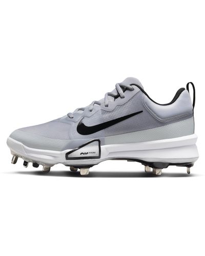 Nike Force Zoom Trout 9 Pro Baseball Cleats - Gray