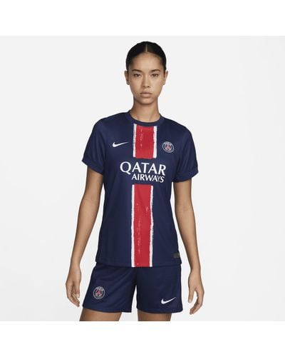 Nike Paris Saint-germain 2024 Stadium Home Dri-fit Football Replica Shirt - Blue